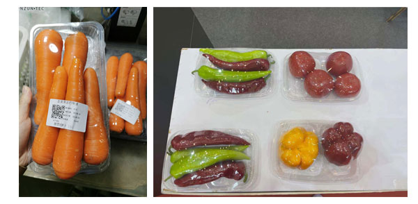 全自动蔬果保鲜膜包装机-连锁商超净菜保鲜膜包装机